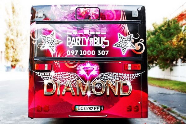 369 Автобус Пати бас Diamond Party Bus на детский день рождения 3Q4E