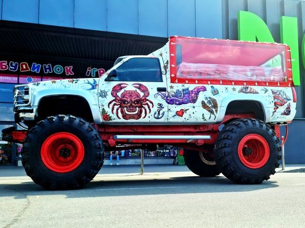 073 Party Bus Monster truck пати бас на день рождения детей j01A