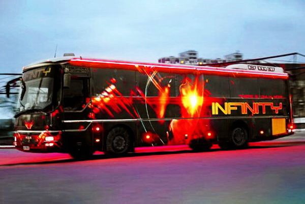 392 Автобус Пати бас Party Game Bus Infinity на день рождения детей lY84