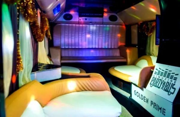 064 Автобус Party Bus Golden Prime на детский день рождения jvPq
