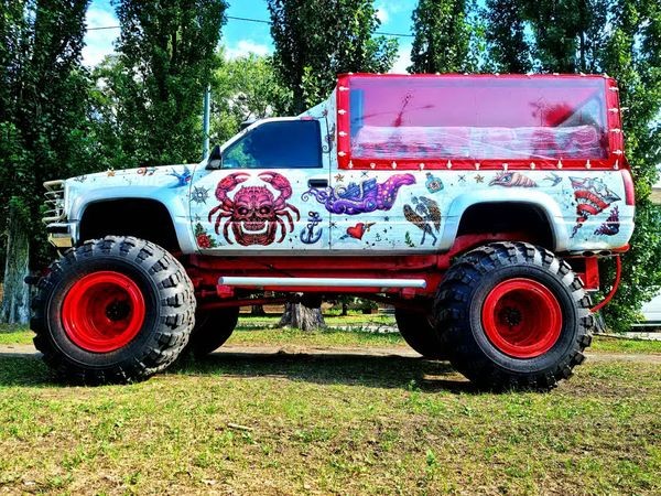 073 Party Bus Monster truck пати бас на день рождения детей j01A