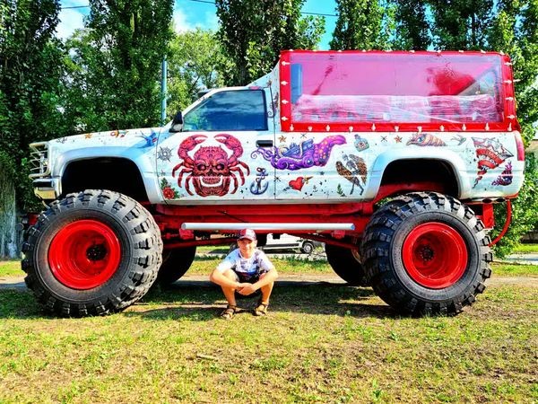 073 Party Bus Monster truck пати бас на день рождения детей j01A