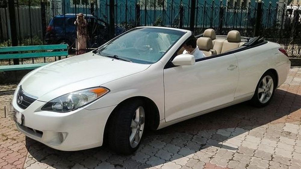 222 Toyota Solara белая 2NZp