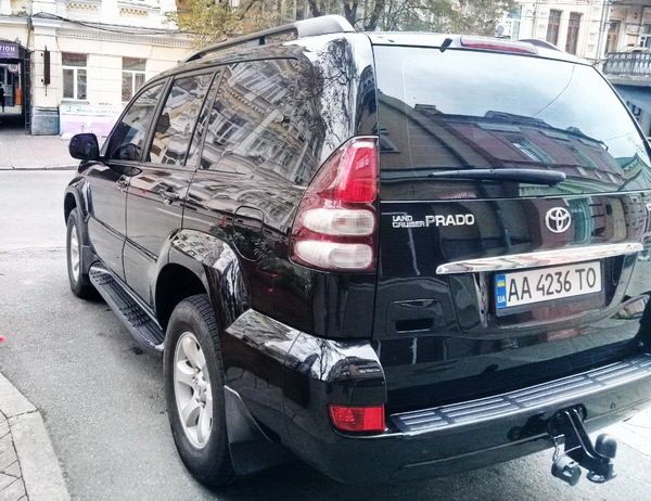 230 Внедорожник Toyota Prado на свадьбу laRD