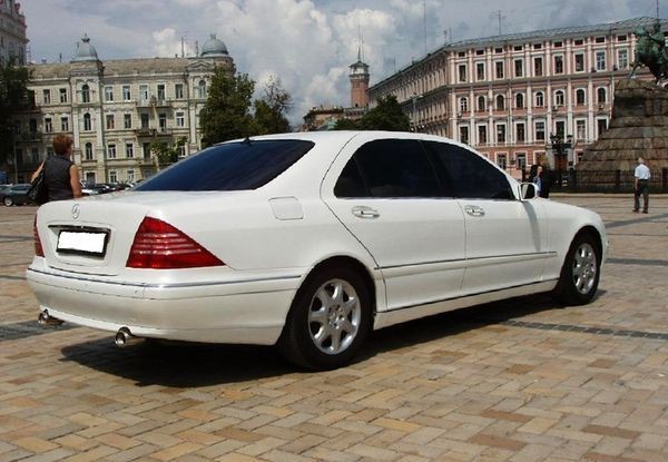 120 Mercedes W220 S500L white jK4e