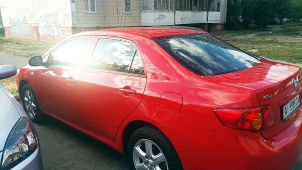 183 Toyota Corolla красная авто на свадьбу lX7a