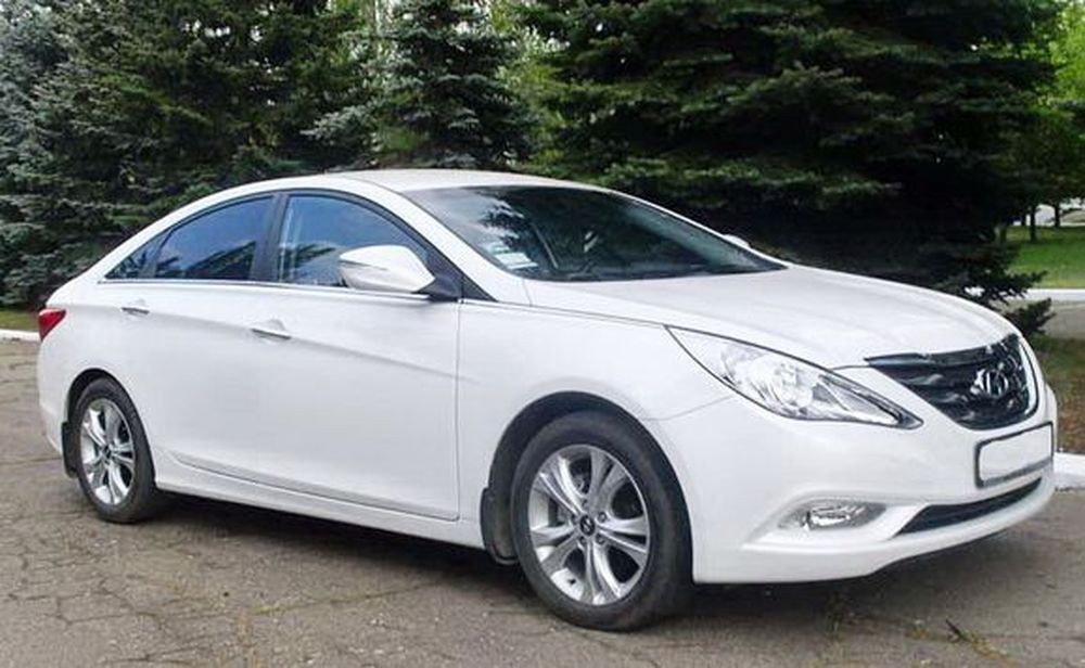 166 Hyundai Sonata белая NEW авто на свадьбу l0we