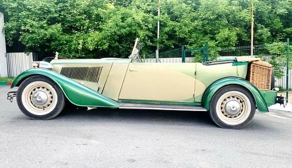 196 Ретро кабрио автомобиль Dampf Kraft Wagen (DKW) на свадьбу съемки 3vdO