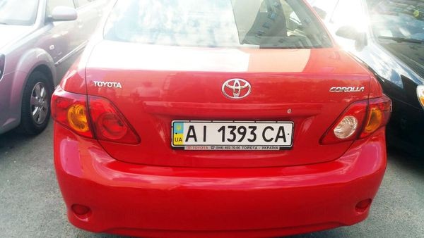 183 Toyota Corolla красная авто на свадьбу lX7a