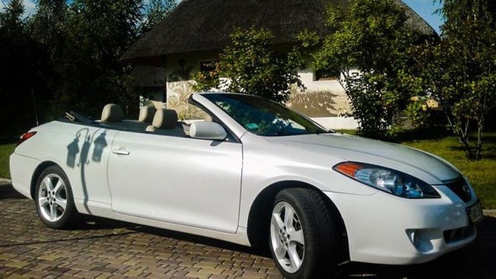 222 Toyota Solara белая 2NZp