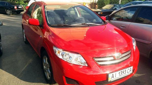 183 Toyota Corolla красная авто на свадьбу lX7a