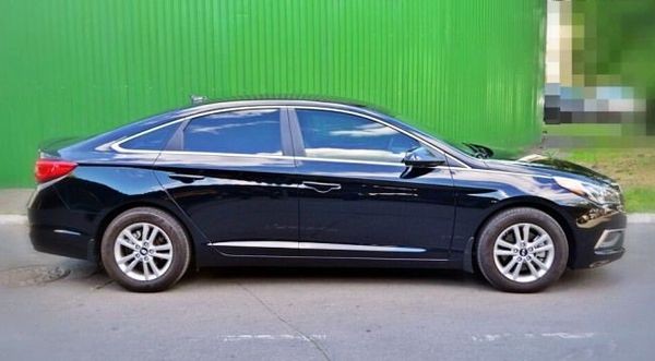 172 Hyundai Sonata черная авто на свадьбу 3KQX