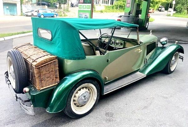 196 Ретро кабрио автомобиль Dampf Kraft Wagen (DKW) на свадьбу съемки 3vdO