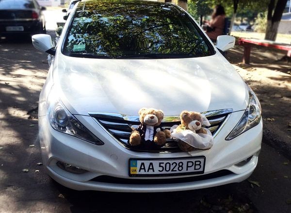165 Hyundai Sonata белая 2013 авто на свадьбу l5Wn