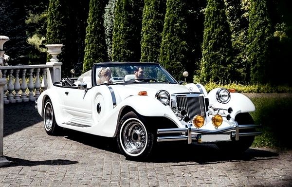 239 Ретро кабриолет белый Mitsuoka Dore 1993 год на свадьбу съемки jy7A