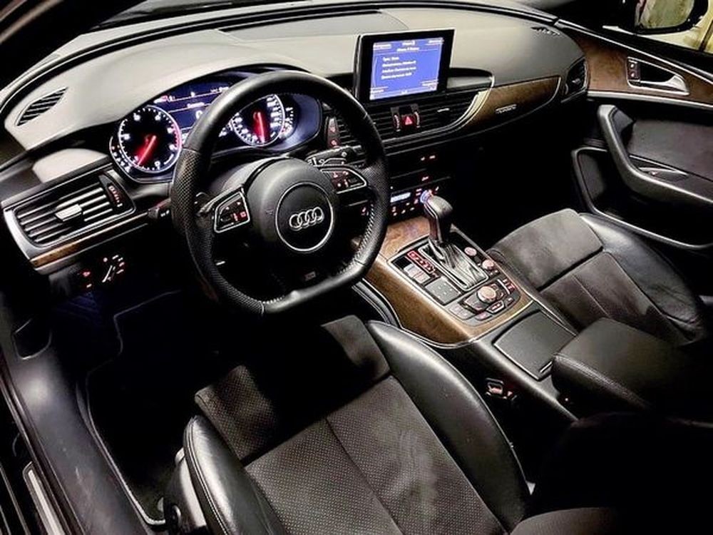 123 AUDI A6 QUATTRO S Line 2016 черная авто на свадьбу 2LyK