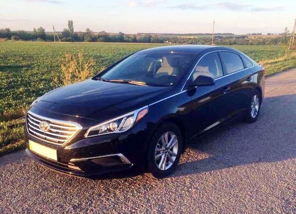 172 Hyundai Sonata черная авто на свадьбу 3KQX