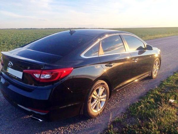 172 Hyundai Sonata черная авто на свадьбу 3KQX