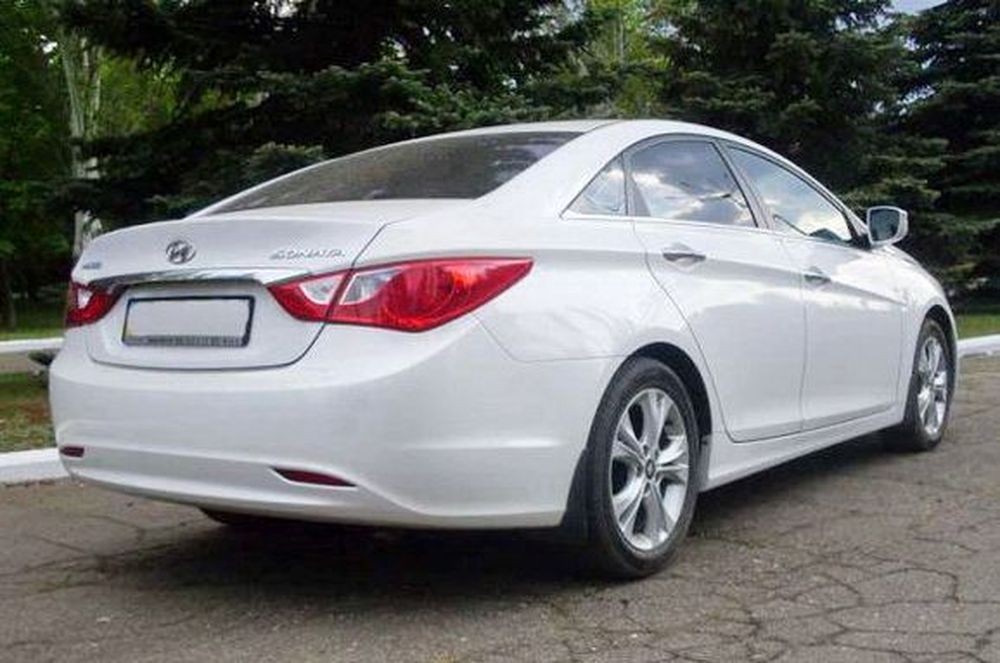166 Hyundai Sonata белая NEW авто на свадьбу l0we