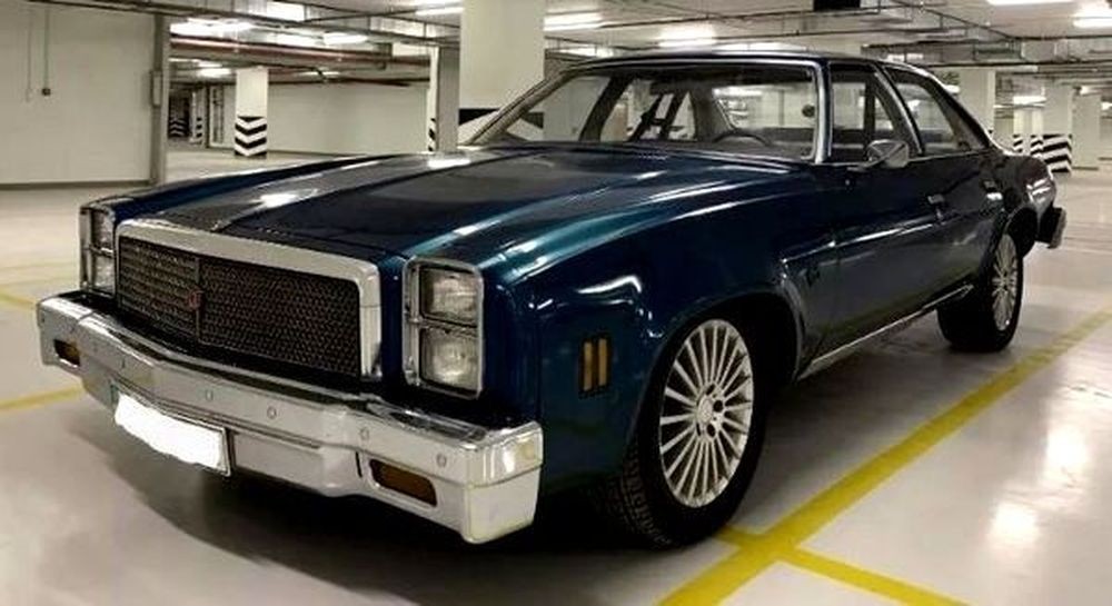 387 Ретро авто Chevrolet Malibu Classic blue на свадьбу съемки lBRY