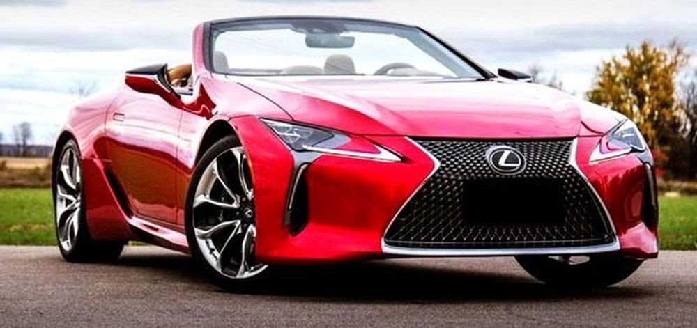 207 Lexus LC 500 красный кабриолет 2g0P