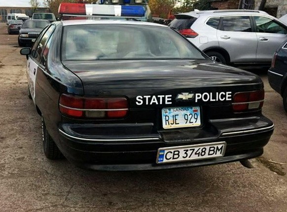 382 автомобиль полиции Chevrolet Caprice на съемки кино рекламы 3zOp