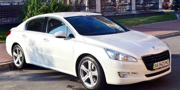 144 Peugeot 508GT белый авто на свадьбу 3raV