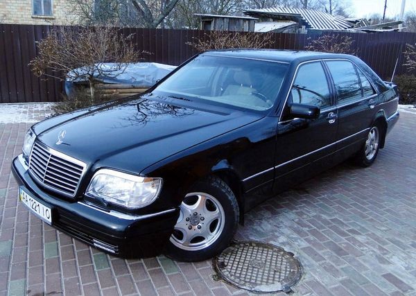 173 Mercedes-Benz W140 S600 черная авто на свадьбу jMRO