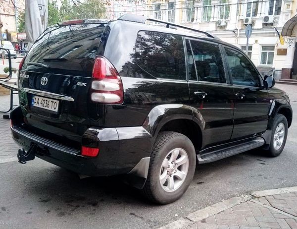230 Внедорожник Toyota Prado на свадьбу laRD
