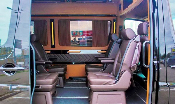 276 Микроавтобус Mercedes Sprinter черный VIP на свадьбу 2gQE