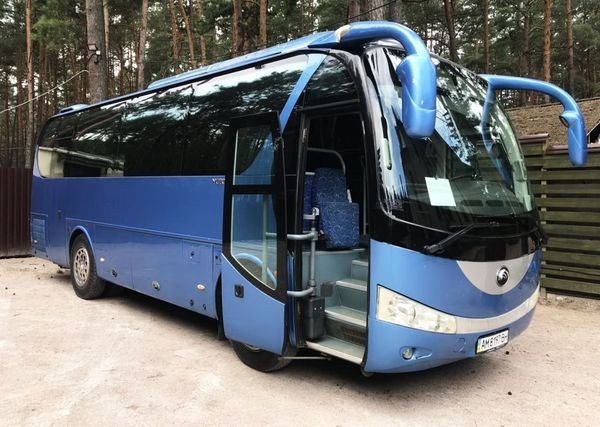 339 Автобус Yutong голубой на свадьбу jLb6