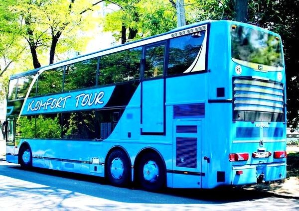372 Автобус Van Hool 75 мест двухэтажный на свадьбу 3Dvo
