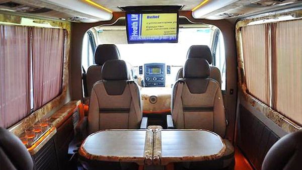 345 Микроавтобус Mercedes Sprinter 218 черный VIP класса 2yw1
