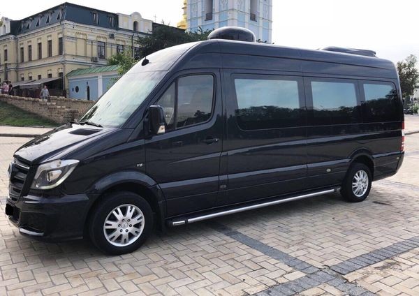 278 Микроавтобус Mercedes-Benz Sprinter черный VIP класса на свадьбу lo1B