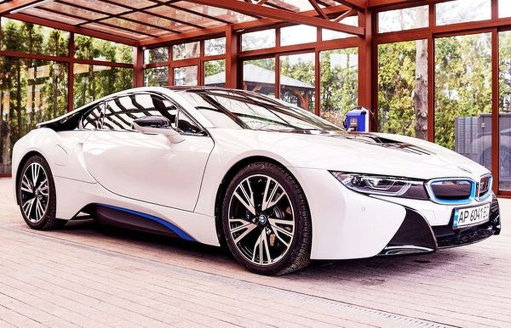 349 Тест драйв BMW I8 2017 год спорткар j1rW