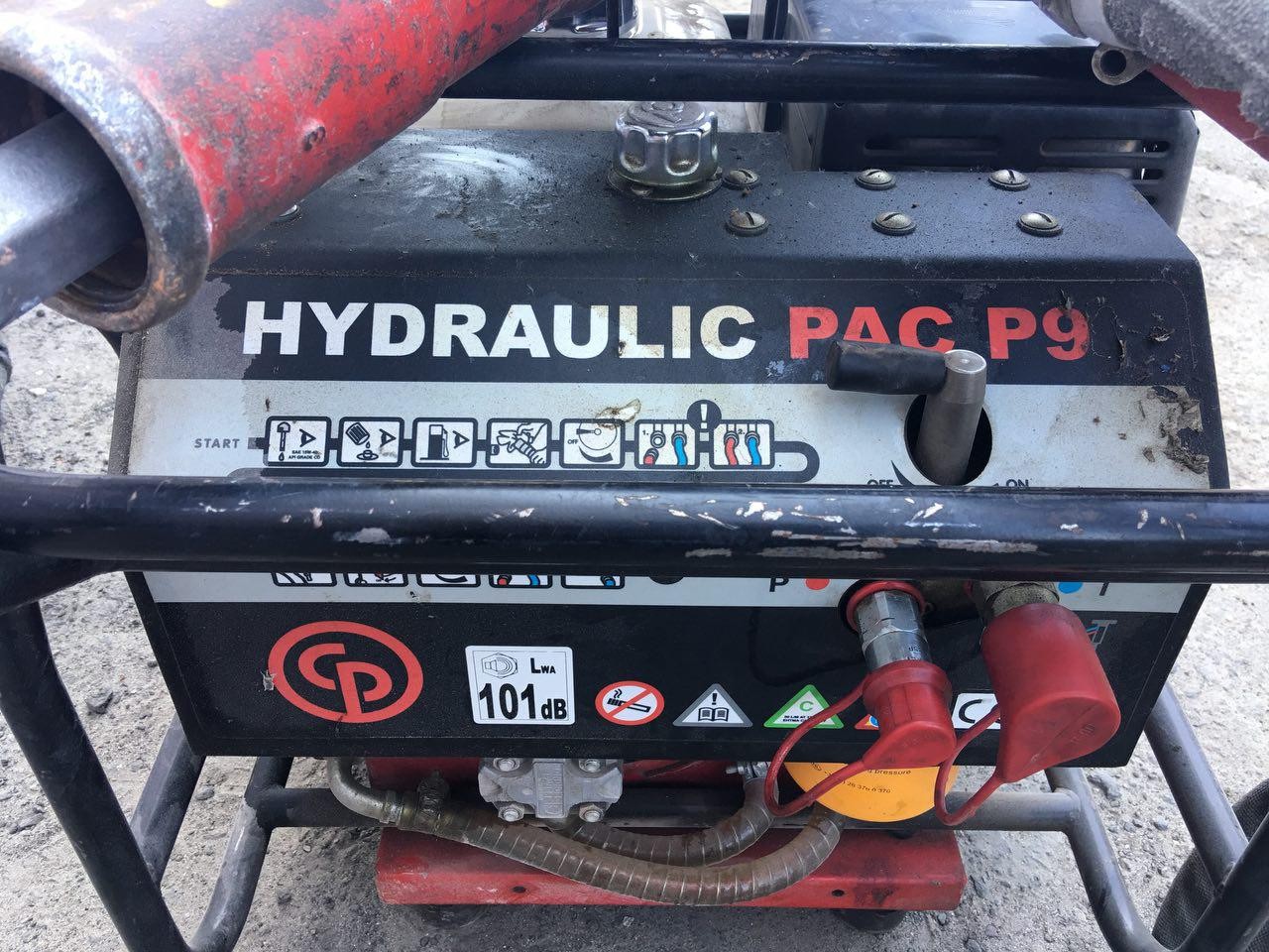 Дисковая пила Chicago Pneumatic SAW 14 + гидравлическая станция PAC P9 2gZA