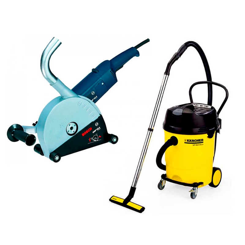 Комплект штроборез с пылесосом lQ0X