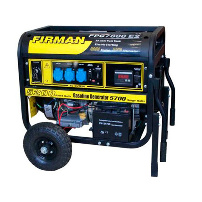 Бензиновый генератор FIRMAN 5,5 кВт, 105кг x6PW