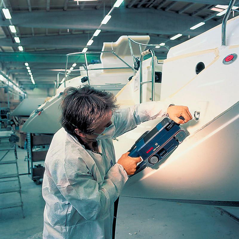 Ленточная шлифмашина Bosch GBS 75 AE, лента 533*75 MEbz