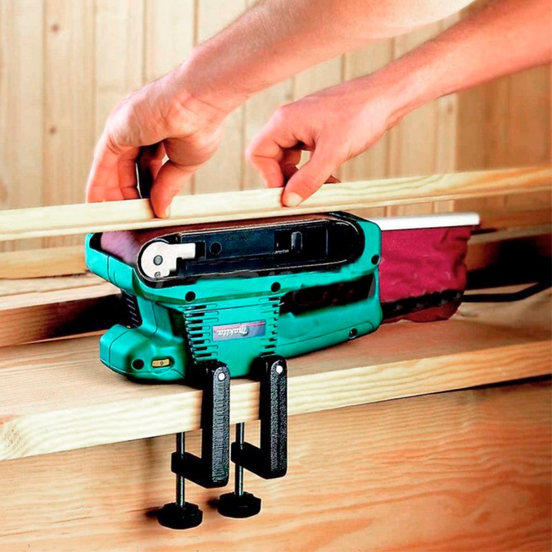 Ленточная шлифовальная машина Makita 9910, размер ленты 457*76мм 1qkJ