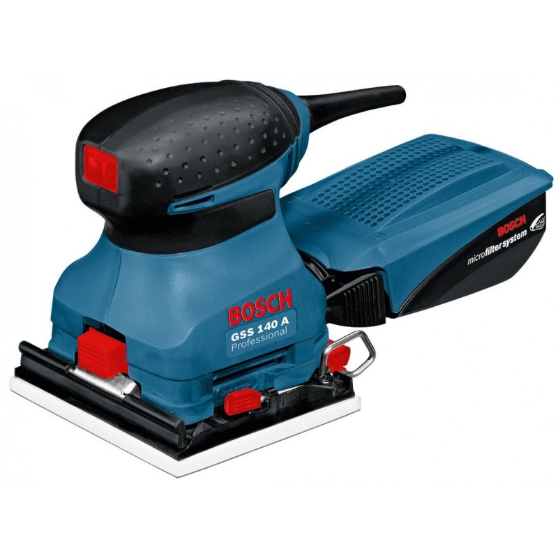Вибрационная шлифмашина BOSCH GSS 140 A, Размер подошвы 113х105мм, 1,4кг 00oK