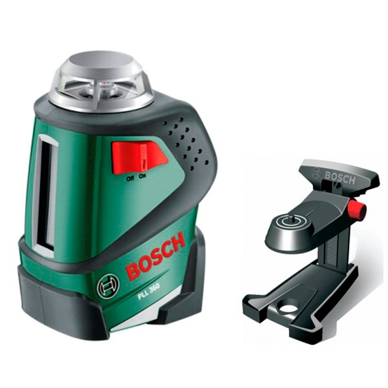 Нивелир лазерный Bosch PLL 360 в Харькове и Киеве Диапазон 20м, Точность ± 0,4 мм/м Jgow