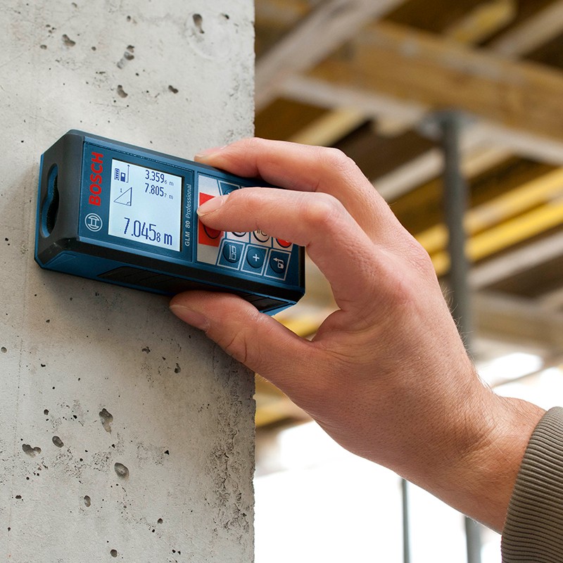 Уклономер цифровой Bosch GLM 80 + Линейка R60 Prof. диапазон 80м, Точность +-1мм/м 1.5 0101