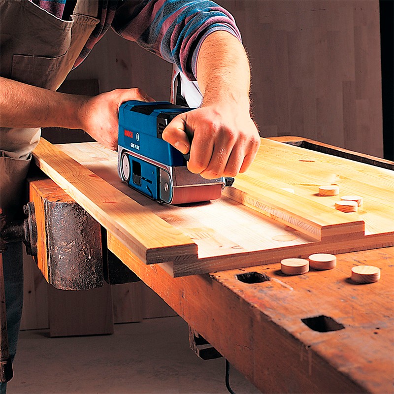Ленточная шлифмашина Bosch GBS 75 AE, лента 533*75 edJd