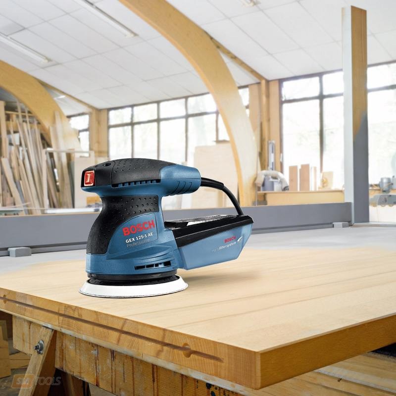 Эксцентриковая шлифмашина, ЭШМ, орбиталка Bosch Professional GEX 125мм, 1,8кг jeq1
