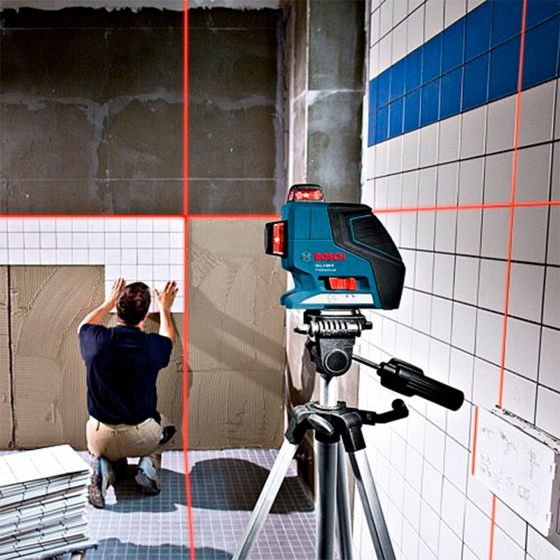 Нивелир лазерный Bosch GLL 3-80 Диапазон 80м, ТОЧНОСТЬ ± 0,1 ММ/М WmLd