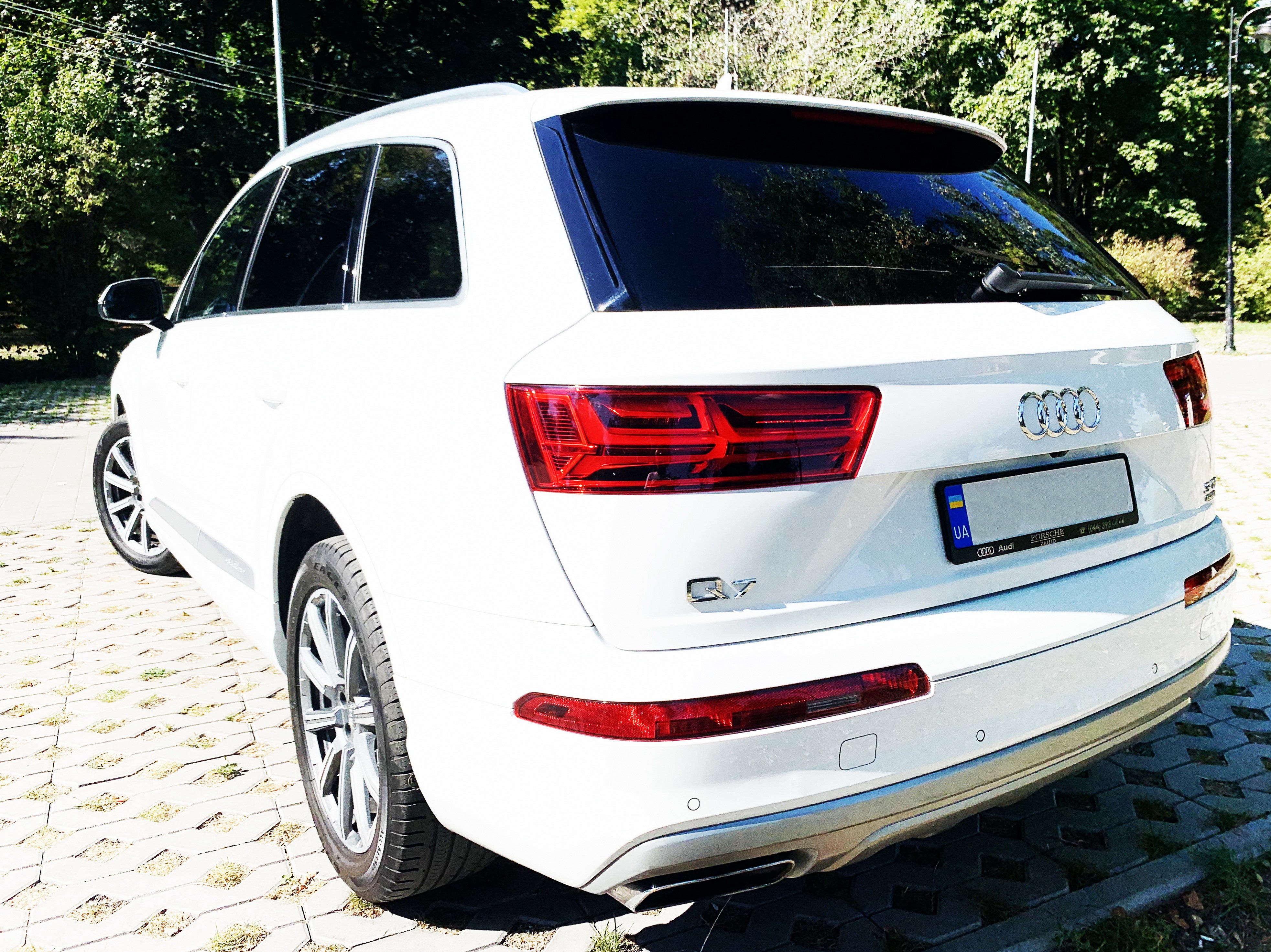 394 Внедорожник на свадьбу Audi Q7 белая 3Ryx