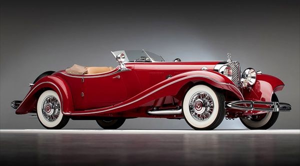 112 Mercedes 500k 1938 ретро авто кабриолет qm8y
