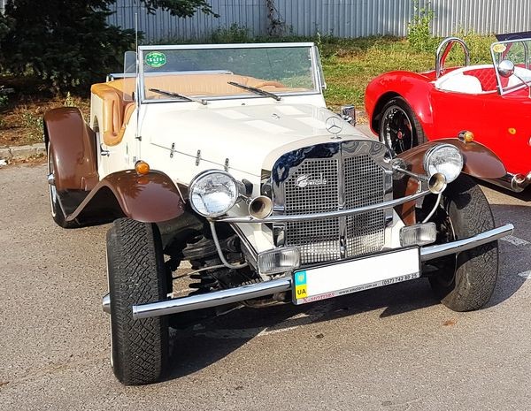 208 Mercedes Gazelle 1935 ретро кабриолет RmWW
