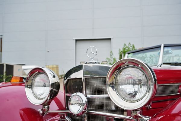 112 Mercedes 500k 1938 ретро авто кабриолет qm8y